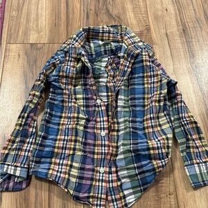 Janie and Jack Colorful Plaid Shirt